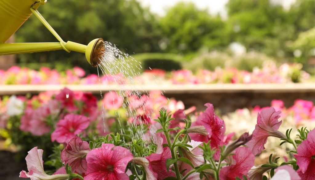 Per mantenere una buona fioritura il terreno deve essere sempre umido, soprattutto nei periodi di caldo intenso