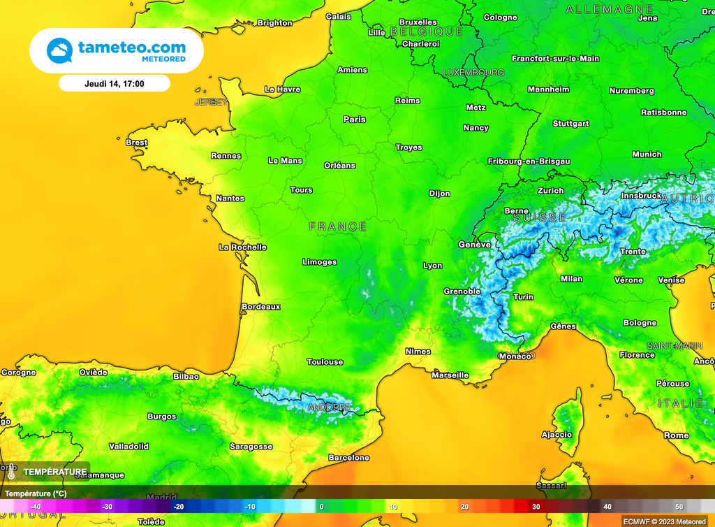 Les températures seront en baisse assez lente tout au long de ces prochains jours. Les températures seront en baisse assez lente tout au long de ces prochains jours.