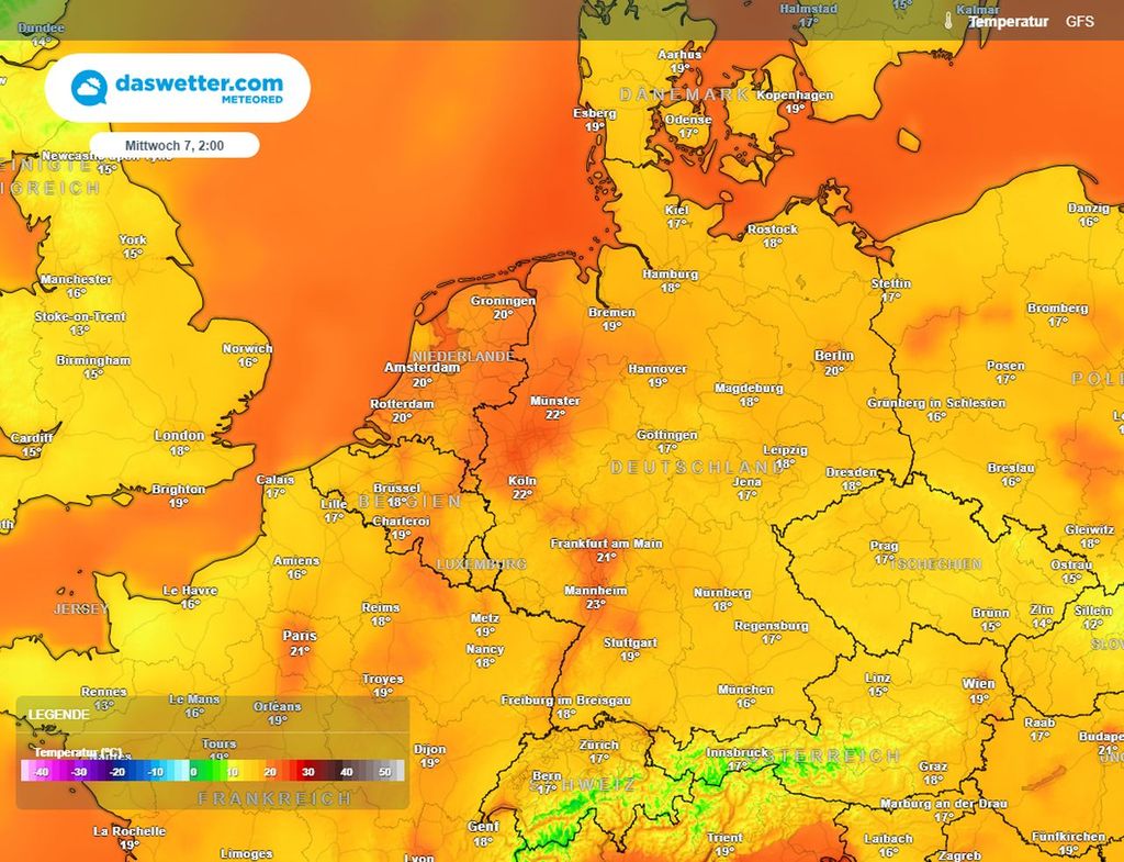 schwül, wetter, august