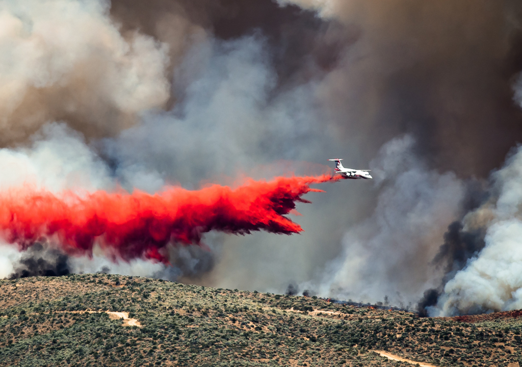 El retardante de fuego Phos-Chek también se utiliza hace más de 20 años en Chile.