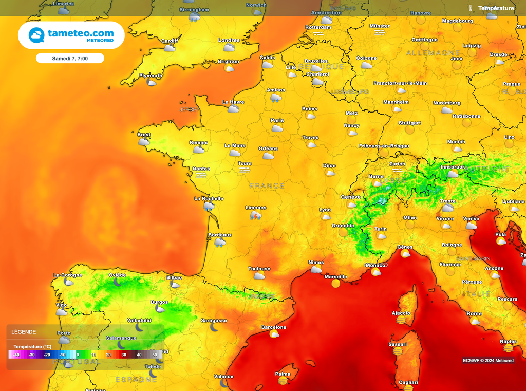 Une météo peu agitée s'annonce en matinée de samedi, essentiellement sous une certaine douceur.