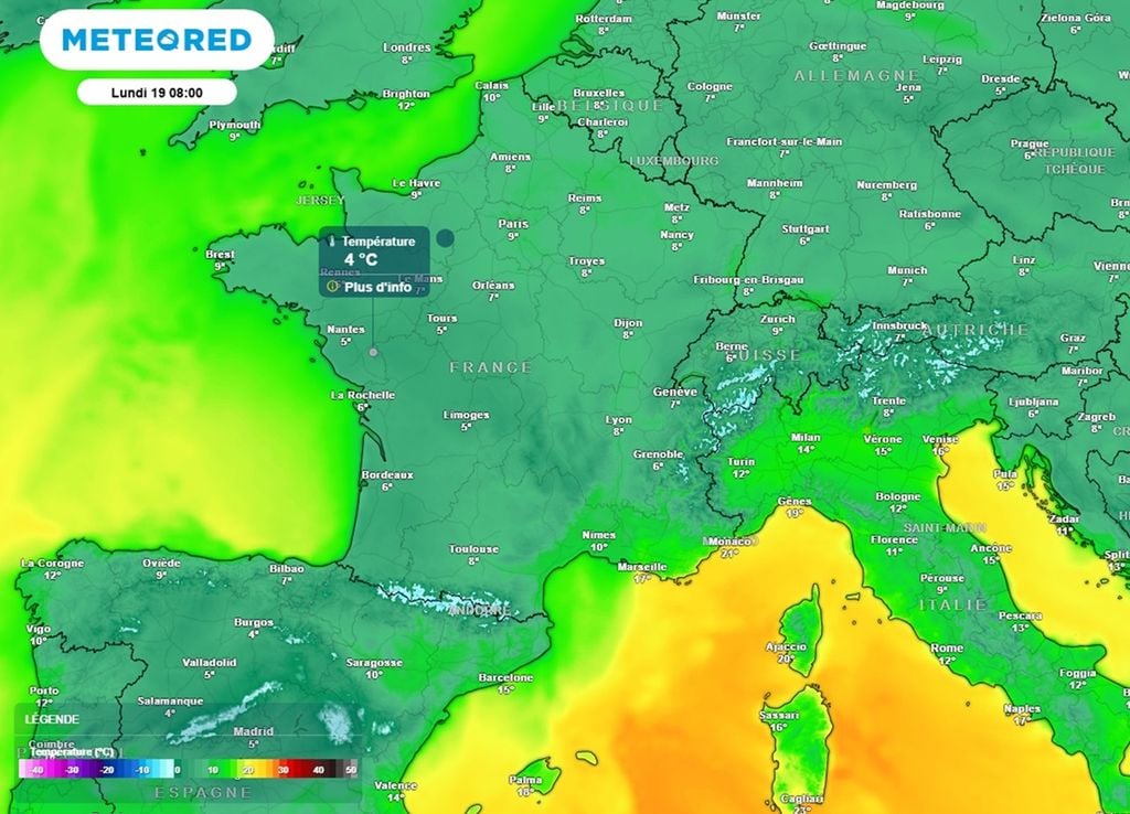 Ce week-end, la masse d'air changera avec un net refroidissement attendu sur tout le territoire. Ce week-end, la masse d'air changera avec un net refroidissement attendu sur tout le territoire.