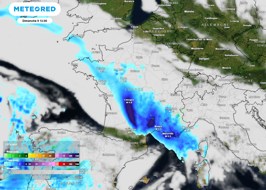 Après la dégradation parfois marquée de dimanche, les températures baisseront progressivement par le nord du pays.