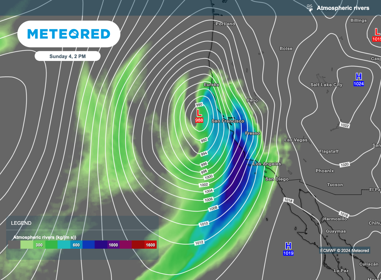 Pineapple Express Pattern Means A Wet West Coast As Storms Strike ...