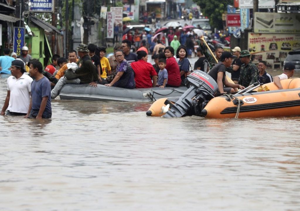 Inundações na Indonésia