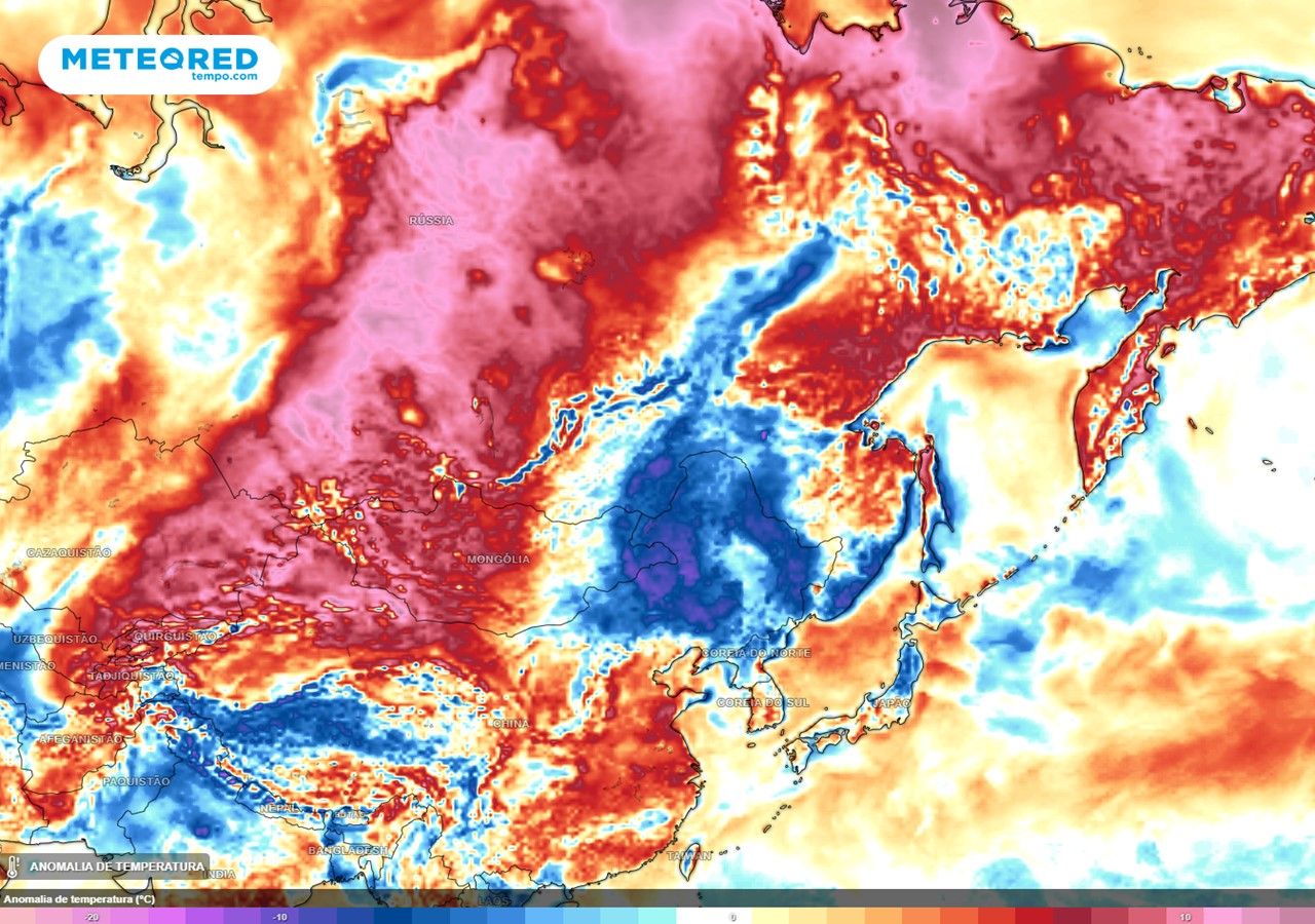 Sibéria sufoca com calor de quase 40ºC