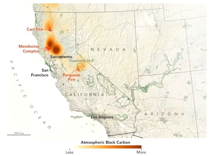 Pirocúmulos Y Torreones De Humos En California Pirocúmulos Y Torreones De Humos En California