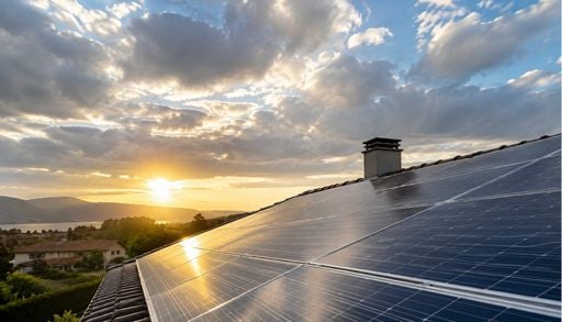 Las placas solares siguen produciendo electricidad con nubes: as&iacute; cae su rendimiento en d&iacute;as nublados