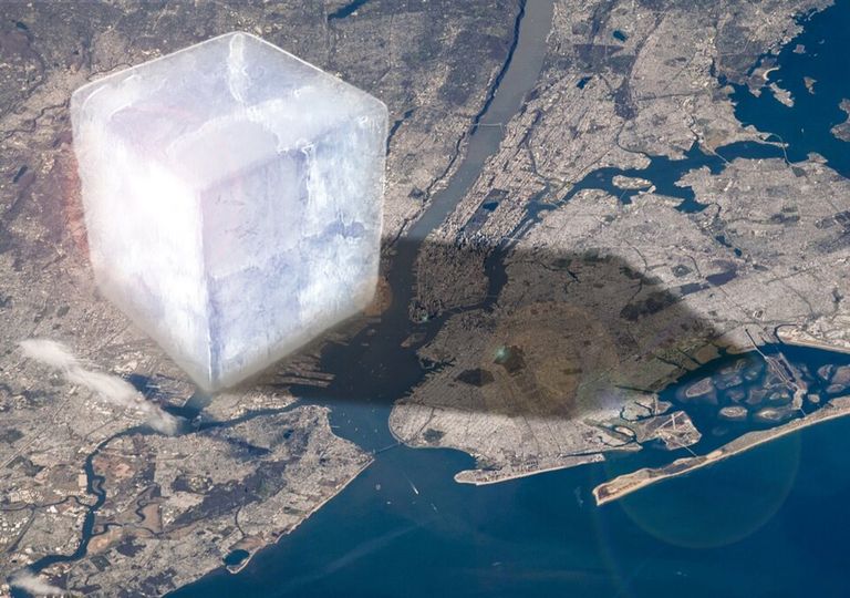 cubo de gelo; perspetiva cubo de gelo; perspetiva