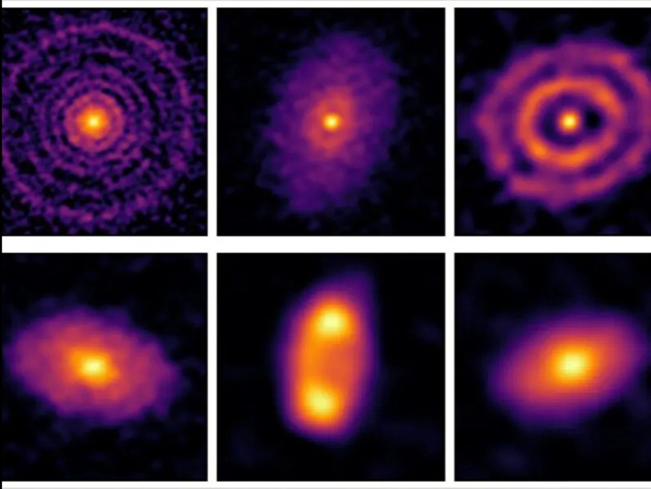 Observaciones directas de discos protoplanetarios en el cúmulo Sigma Orionis. Crédito: ALMA/ESO