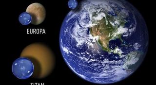 Planetas y satélites con agua en el Sistema Solar