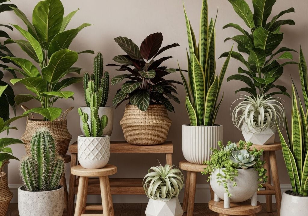 Las plantas adecuadas pueden transformar el aire del hogar y reducir la presencia de polvo y alérgenos.