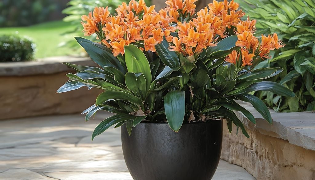 plantas La clivia crece en calma, pero sus hijuelos permiten multiplicarla sin perder su elegancia en sombra.