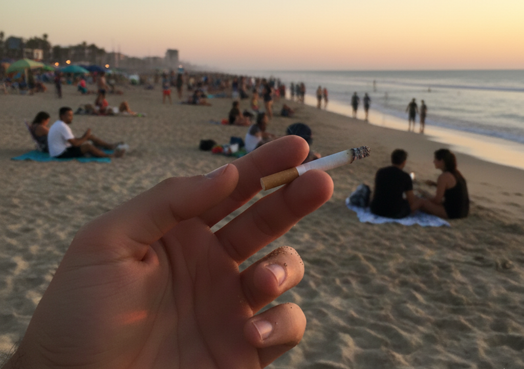 Prohibición de fumar en la playa Mar del Plata