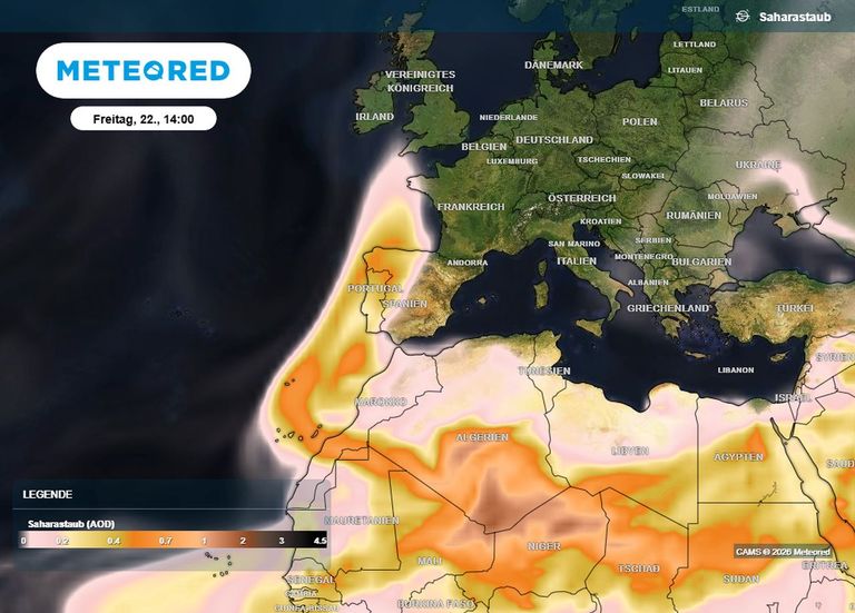 Pl&ouml;tzlich Hochsommer mit W&uuml;stenstaub: Diese Mischung haben wir 2026 noch nie gesehen