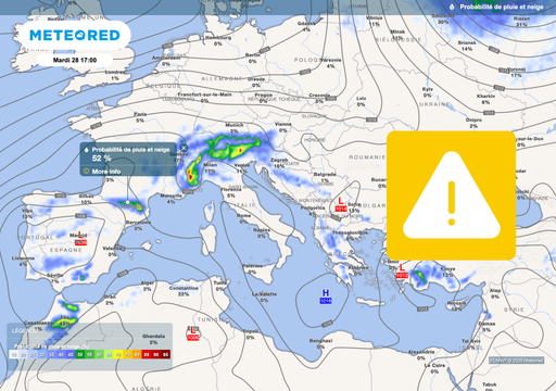 Pluie et orages sous surveillance : &agrave; quoi s'attendre en France entre mardi et jeudi