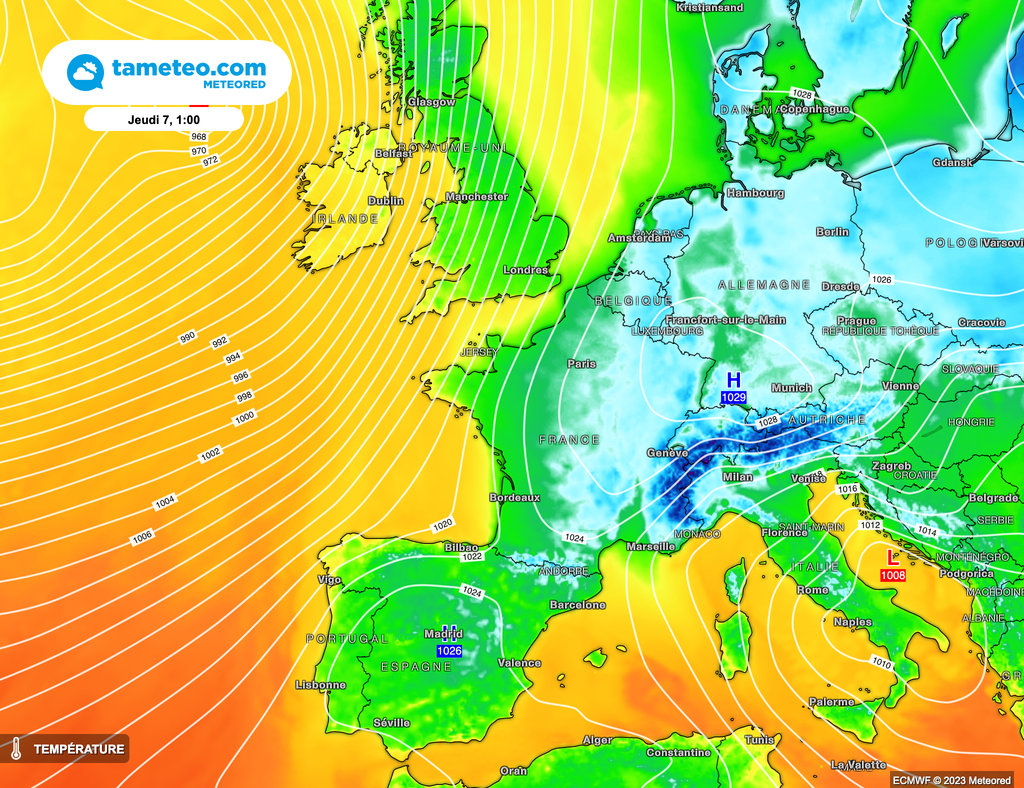 Le froid fera un peu de résistance mercredi matin à l'Est mais l'air bien plus doux s'imposera par la suite. Le froid fera un peu de résistance mercredi matin à l'Est mais l'air bien plus doux s'imposera par la suite.