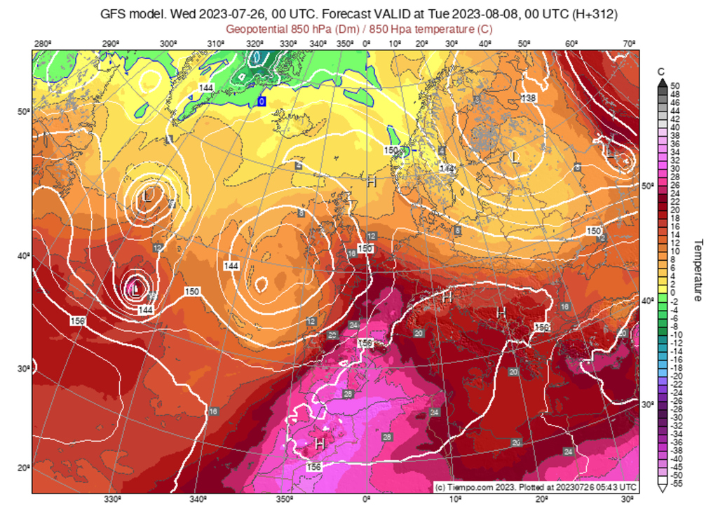 Après une période parfois automnale, sursaut de l'été envisagé aux environs du 8 août. Des températures très chaudes risquent alors de s'inviter en France.