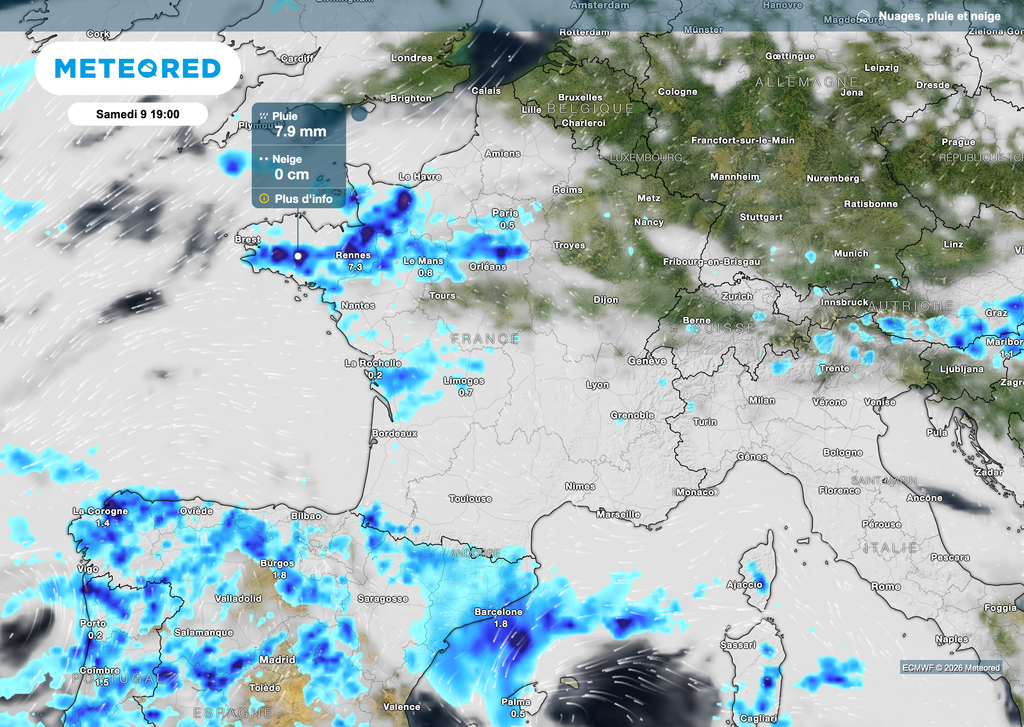 Des orages de possibles dès ce samedi sur l'ouest du pays.