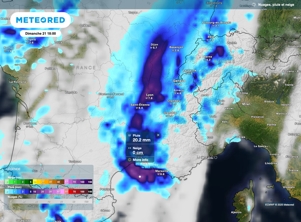 Orages et pluies à surveiller de près dans le quart sud-est de la France. Orages et pluies à surveiller de près dans le quart sud-est de la France.