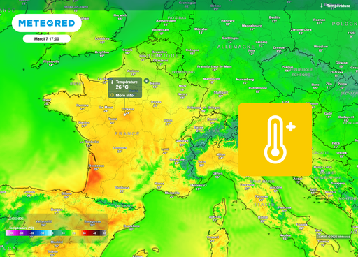 Plus de 25&deg;C en France : la chaleur va remonter plus au Nord mardi ! Votre r&eacute;gion sera-t-elle concern&eacute;e ?