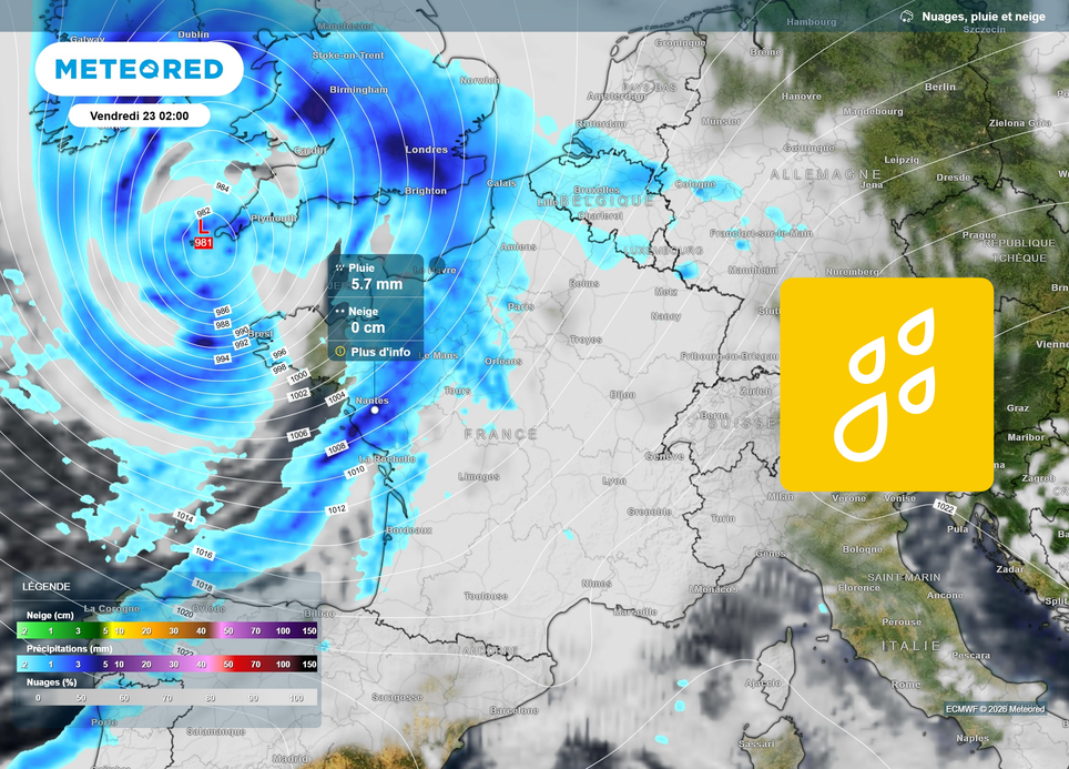 Tempête Austen pluies vendredi matin