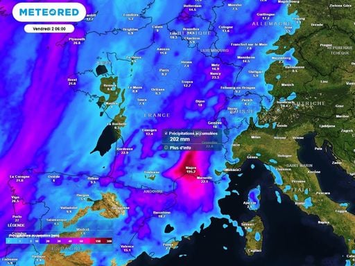 Plus de 400 mm de pluie attendus : vers de graves inondations dans le sud ? Les derni&egrave;res pr&eacute;visions