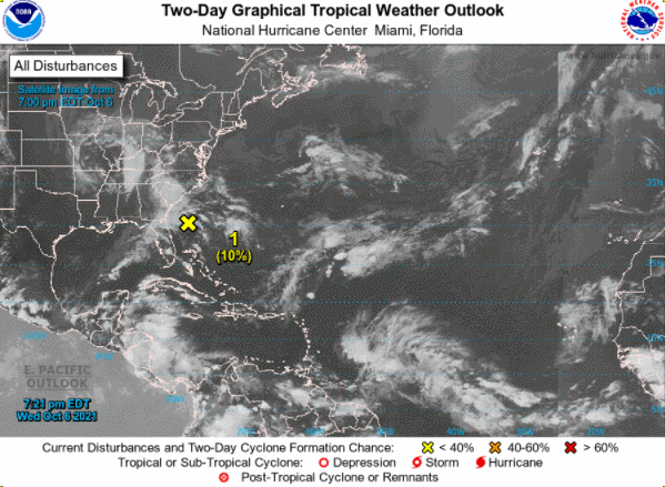 Pocas probabilidades de una depresión tropical en el Atlántico
