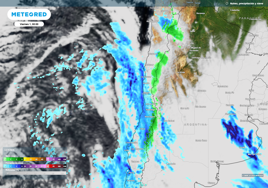 precipitaciones previstas