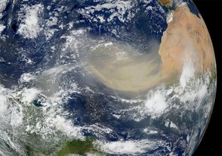 Poeira atmosférica está escondendo a potência do aquecimento global