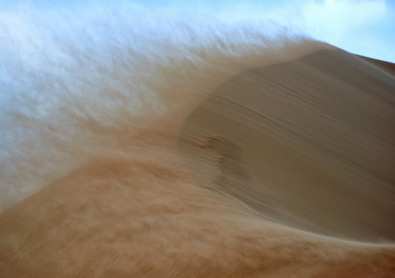 Deserto do Saara, a região de onde são provenientes as areias.
