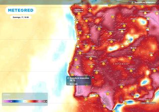 Poeiras, trovoada e temperaturas até 43 ºC no domingo, 17 de agosto, antecedem o tempo mais fresco da próxima semana