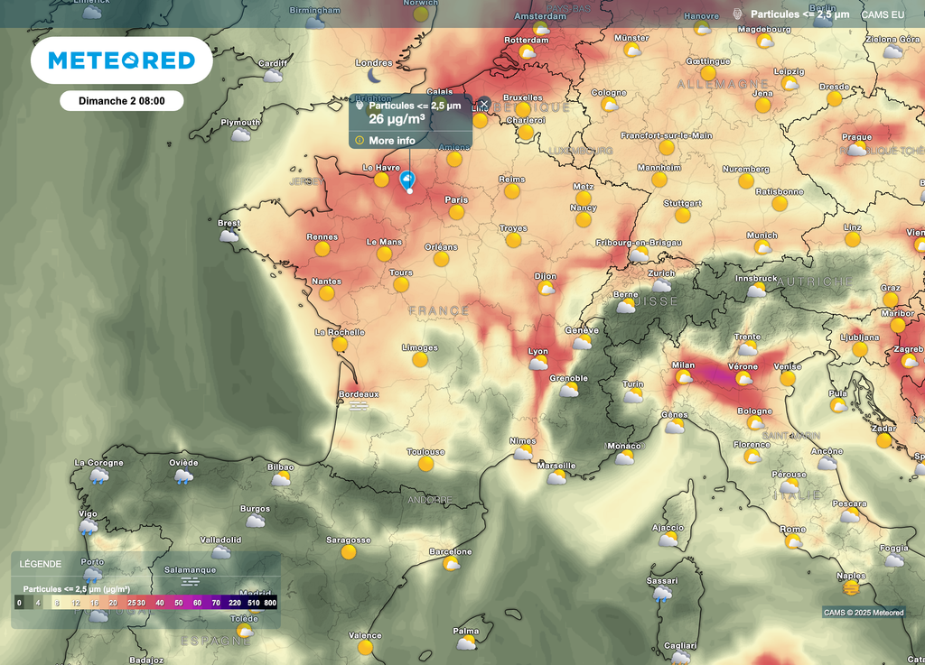 Les polluants vont se concentrer ces prochaines heures. Les polluants vont se concentrer ces prochaines heures.