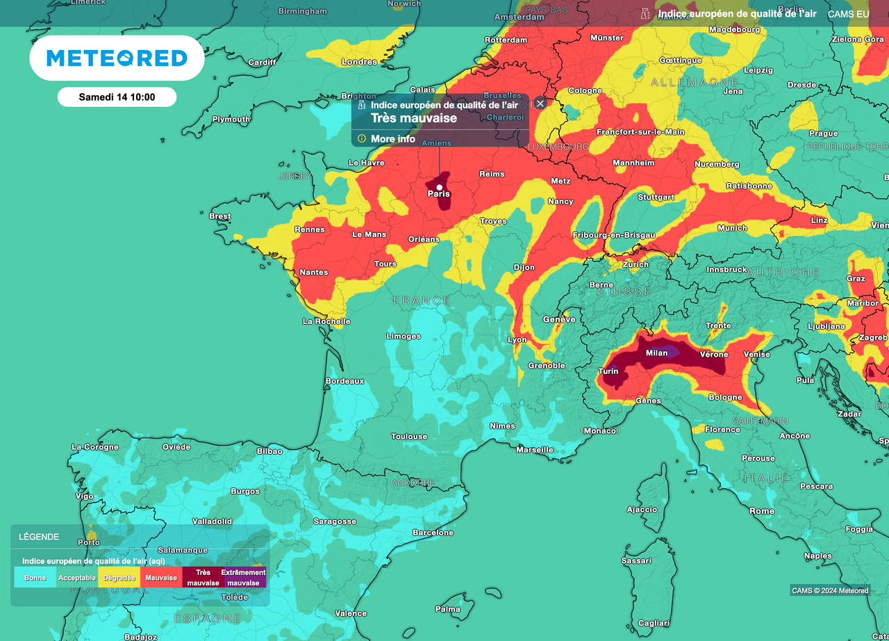 Pollution aux particules fines sur la France ! Est-ce que cela va durer