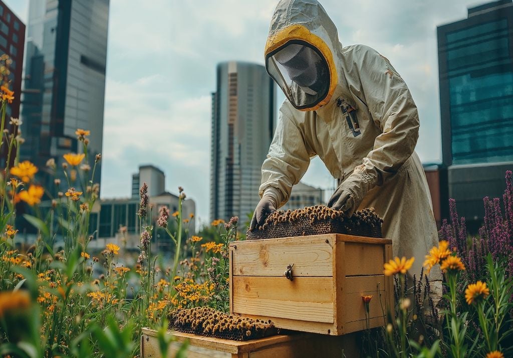 Abejas plástico