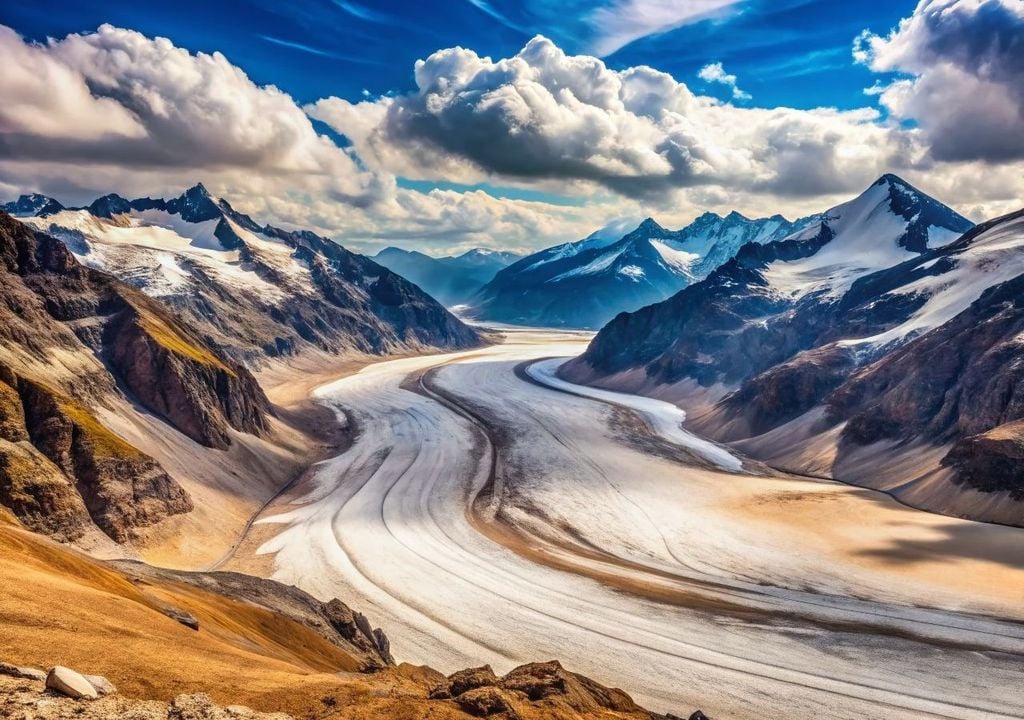 Neve arancione. Neve arancione.