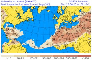 Polvo africano en América Central