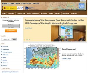 Polvo Mineral Barcelona Dust Forecast Center
