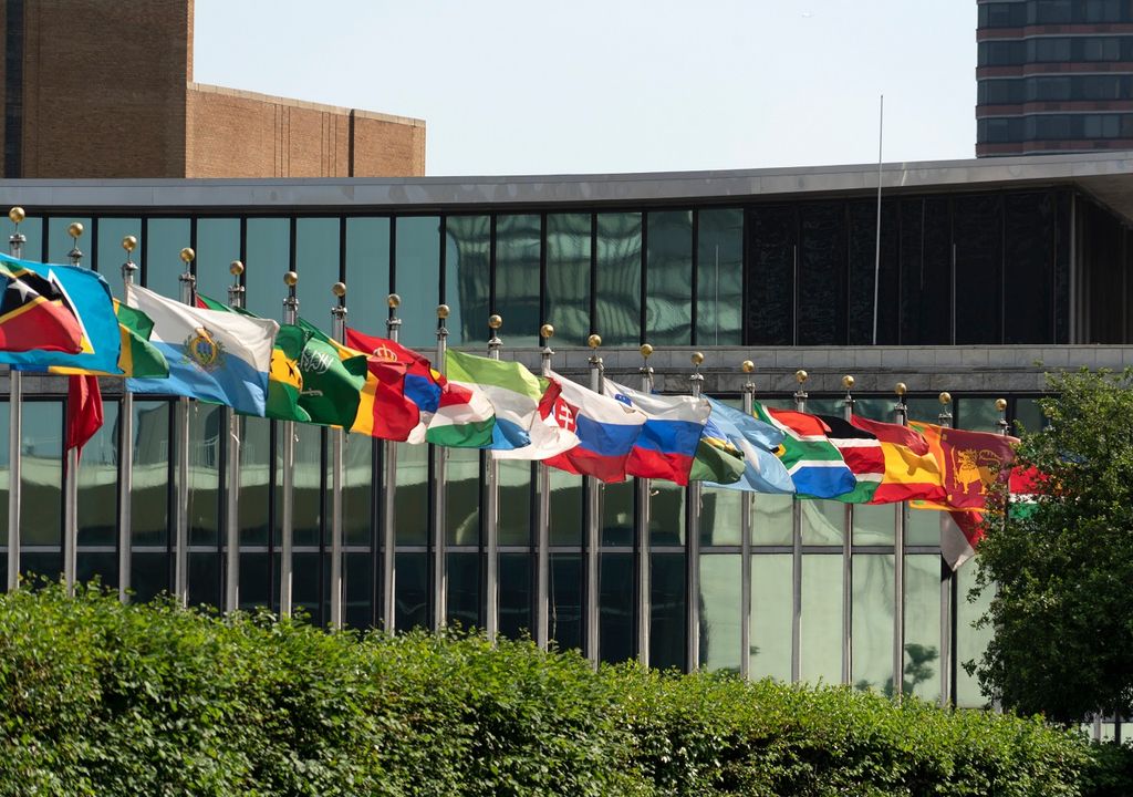 Banderas; ONU; Conferencia Clima