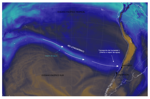 &iquest;Por qu&eacute; algunos r&iacute;os atmosf&eacute;ricos dejan mucha m&aacute;s lluvia que otros en Chile?