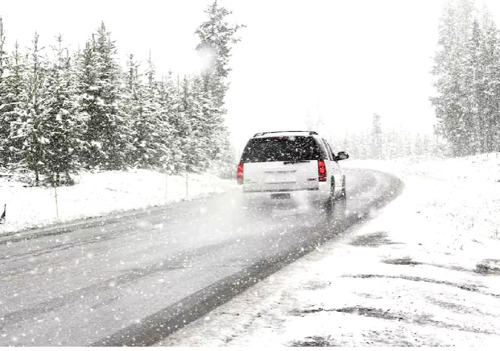 nieve cadenas automóvil