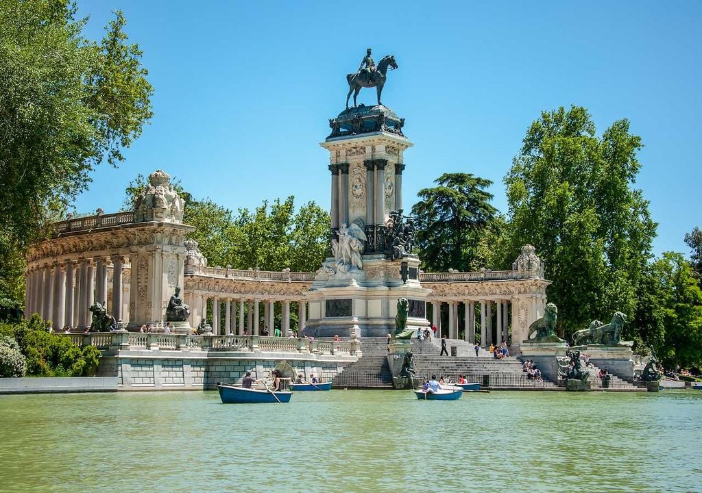 El Parque de El Retiro, en Madrid El Parque de El Retiro, en Madrid