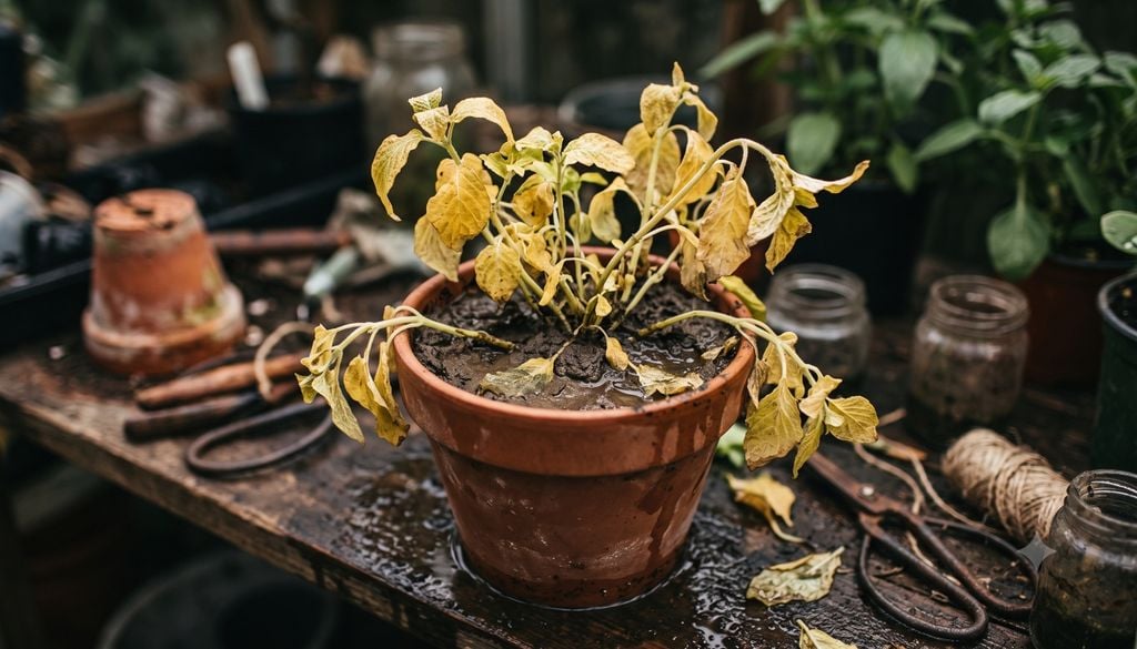 plantas El exceso de humedad asfixia las raíces. No esperes a que tu planta se ponga amarilla para corregir la frecuencia de riego.