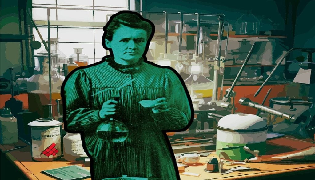 Marie Curie O edifício onde Marie Curie vivia e trabalhava está interdito desde a década de 1980, sendo conhecido em França como Chernobyl do Sena. Imagem: Canva/domínio público