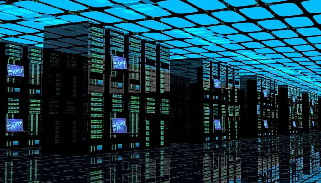 Centro de datos La inteligencia artificial suele percibirse como una tecnología que vive "en la nube", pero detrás de cada consulta hay enormes centros de datos funcionando las 24 horas del día.
