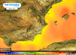 La temperatura del mar en la costa mediterránea cae en picado, ¿cómo es posible si es donde hace más calor en España?