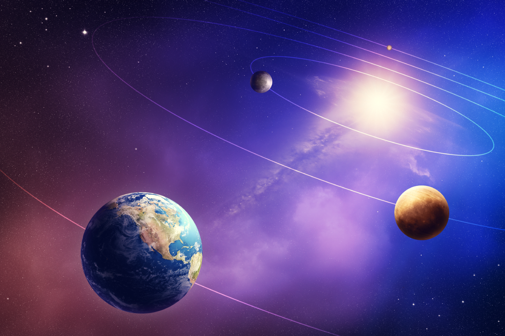 Los planetas tienen órbitas inclinadas y los astrónomos utilizan datos de ALMA para explicar el motivo. Los planetas tienen órbitas inclinadas y los astrónomos utilizan datos de ALMA para explicar el motivo.