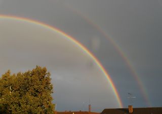 ¿Por qué se formó el arco iris doble?