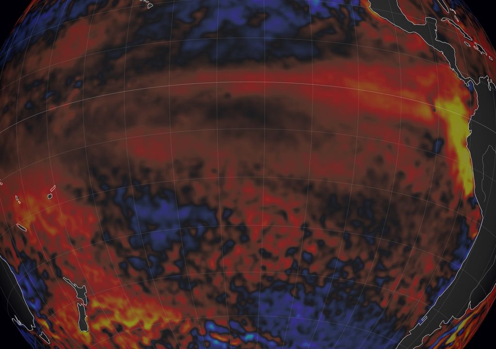 anomalías de temperatura superficial del mar
