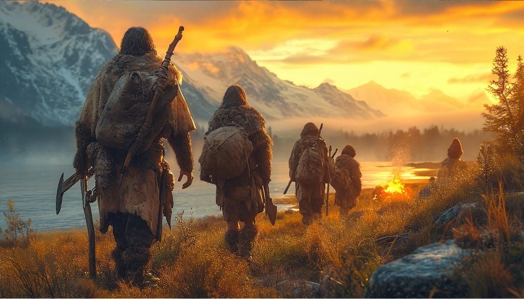 neandertais A rede de entreajuda foi determinante para a população de neandertais resistir mais tempo na Península Ibérica. Imagem: Adobe Stock